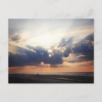 Sonnenaufgang am Folly Beach Postkarte