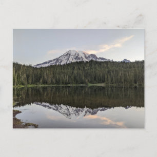 Sonnenaufgang am Rainier Nationalpark Postkarte