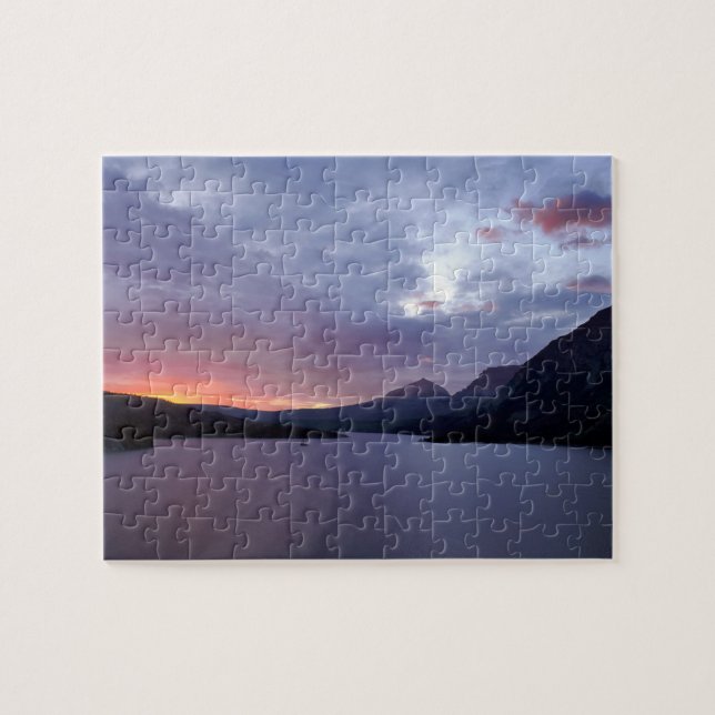 Sonnenaufgang am St. Mary Lake Puzzle (Horizontal)