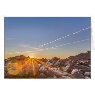 Sonnenaufgang am Strand Armação in Florianópolis