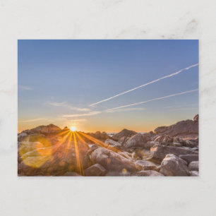 Sonnenaufgang am Strand Armação in Florianópolis Postkarte