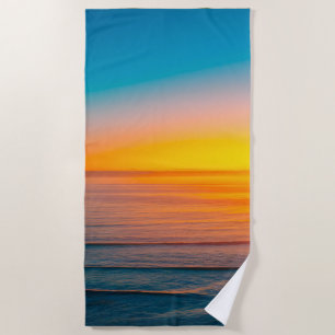 Sonnenaufgang am Strand Badetuch