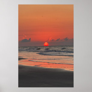 Sonnenaufgang am Strand der Isle Of Palms Poster