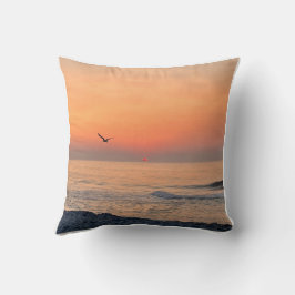 Sonnenaufgang am Strand Kissen