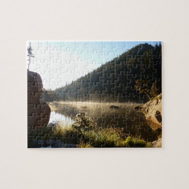 Sonnenaufgang am Traumsee Puzzle (Horizontal)