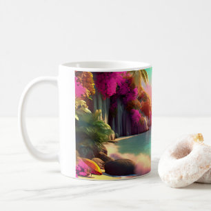 Sonnenaufgang am tropischen Strand Kaffeetasse