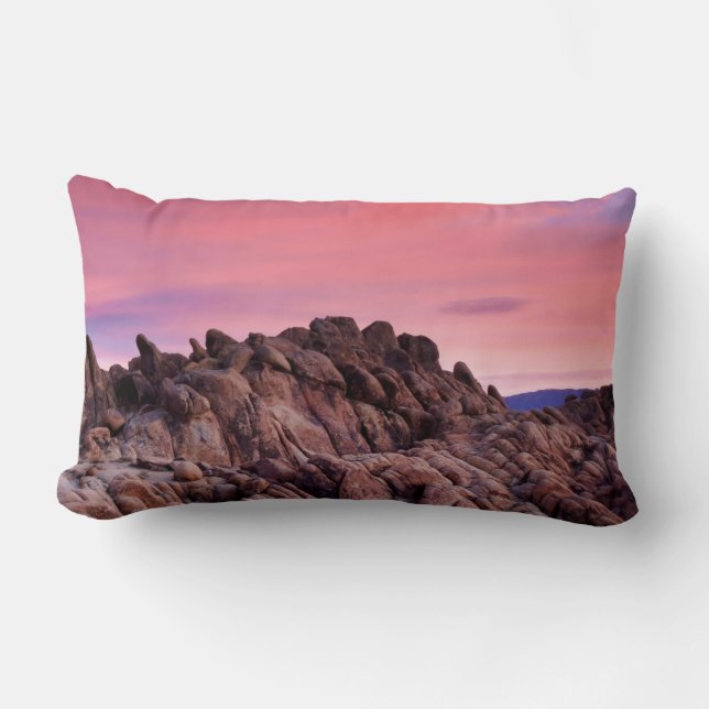 Sonnenaufgang an Alabama-Hügeln Lendenkissen (Vorderseite)