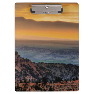 Sonnenaufgang an Bryce Schlucht Klemmbrett