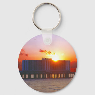 Sonnenaufgang an den Schlüsselanhängern des Flagsh Schlüsselanhänger