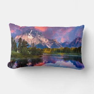 Sonnenaufgang an der Oxbow Bend Lendenkissen