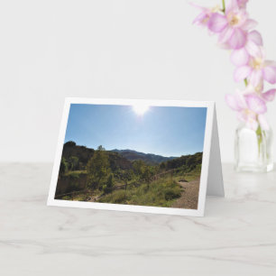 Sonnenaufgang an der Ruta del Agua, Chelva, Valenc Karte