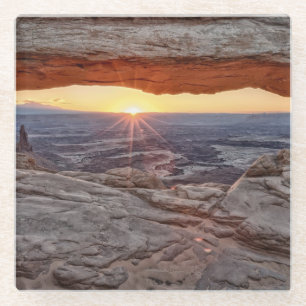 Sonnenaufgang an MESA-Bogen, Canyonlands Glasuntersetzer
