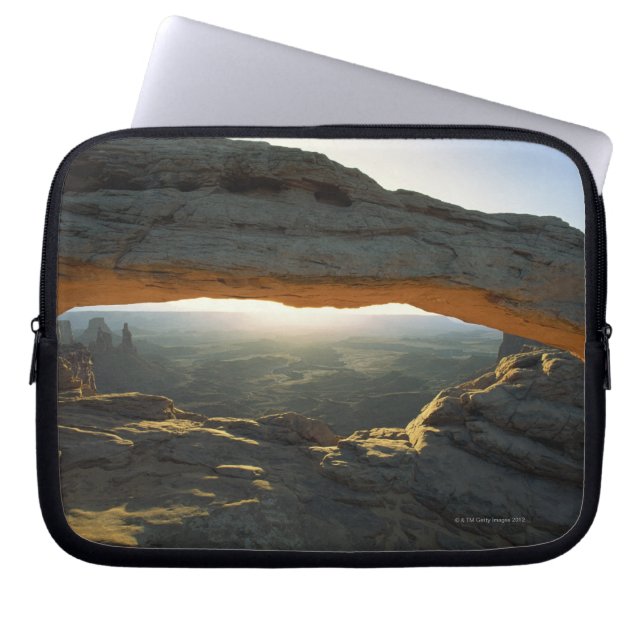 Sonnenaufgang an MESA-Bogen Laptopschutzhülle (Vorderseite)