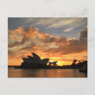 Sonnenaufgang an Sydney-Opernhaus Postkarte
