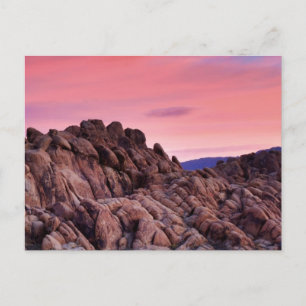 Sonnenaufgang auf Alabama Hills Postkarte