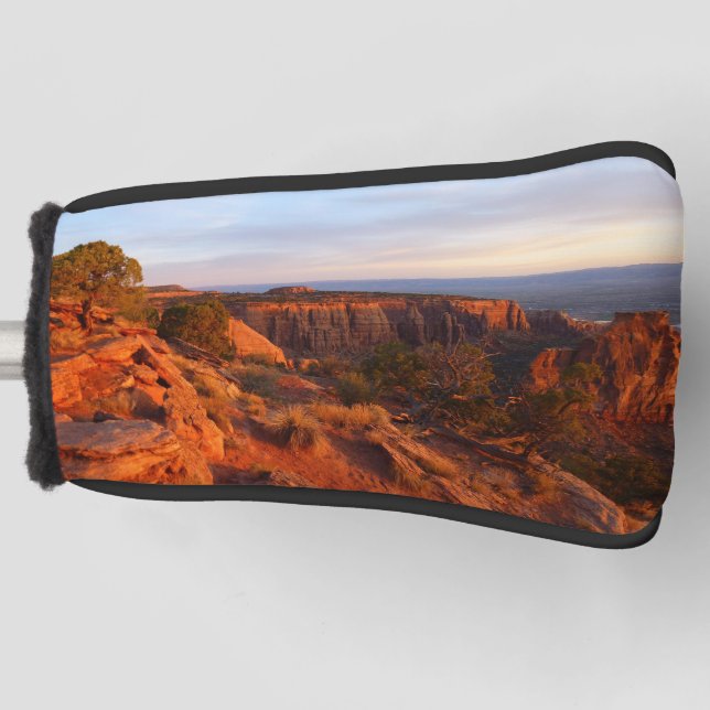 Sonnenaufgang auf dem Grand-View-Weg am Monument O Golf Headcover (Vorderseite)