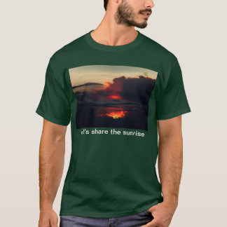 Sonnenaufgang auf dem haleakala volcan, auf der T-Shirt