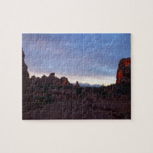 Sonnenaufgang auf dem Windows Trail in Arches Puzzle