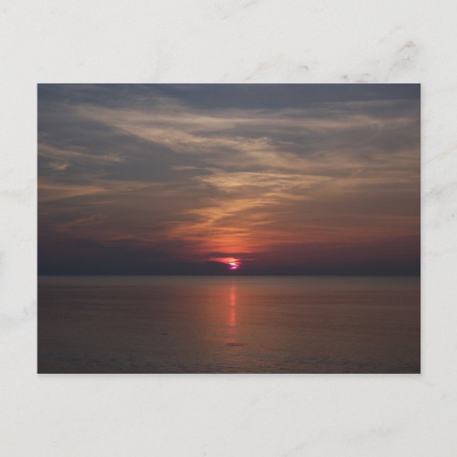 Sonnenaufgang auf den Postkarten von Delray Beach  (Vorderseite)