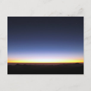 Sonnenaufgang auf der Postkarte des Sinai