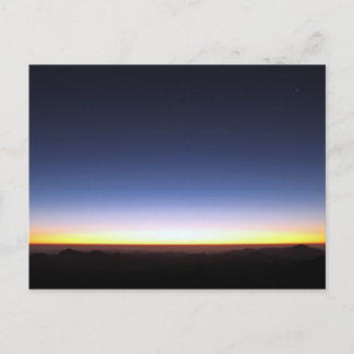 Sonnenaufgang auf der Postkarte des Sinai