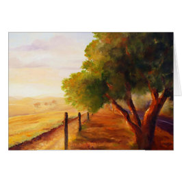 Sonnenaufgang auf der Whiskey Hill Road