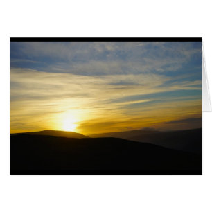 Sonnenaufgang auf fallen
