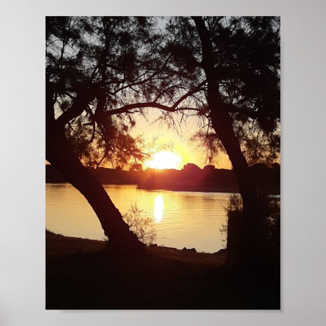 Sonnenaufgang auf La Grande Motte - Frankreich Poster (Vorne)