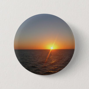 Sonnenaufgang auf Sea III Ocean Horizon Seascape Button