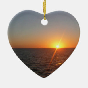 Sonnenaufgang auf Sea III Ocean Horizon Seascape Keramik Ornament