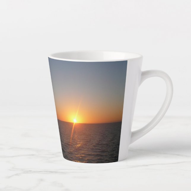 Sonnenaufgang auf Sea III Ocean Horizon Seascape Milchtasse (Rechts)