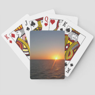 Sonnenaufgang auf Sea III Ocean Horizon Seascape Spielkarten