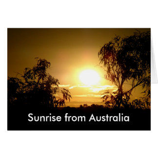 Sonnenaufgang aus Australien
