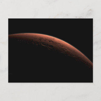 Sonnenaufgang bei Gale Crater Planet Mars Postkarte