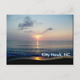 Sonnenaufgang bei Kitty Hawk Postkarte