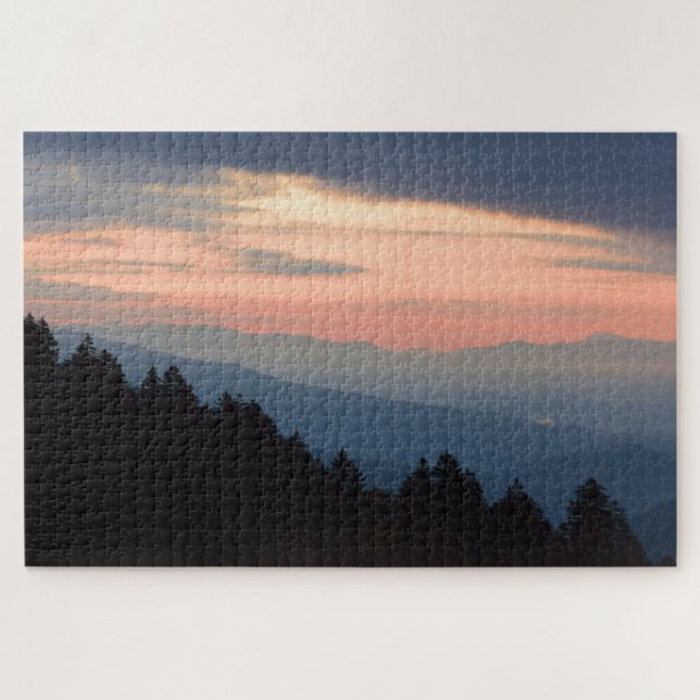 Sonnenaufgang bei neugefundener Lücke - Smoky Moun Puzzle (Horizontal)