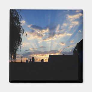 Sonnenaufgang bei Sonnenuntergang Magnet