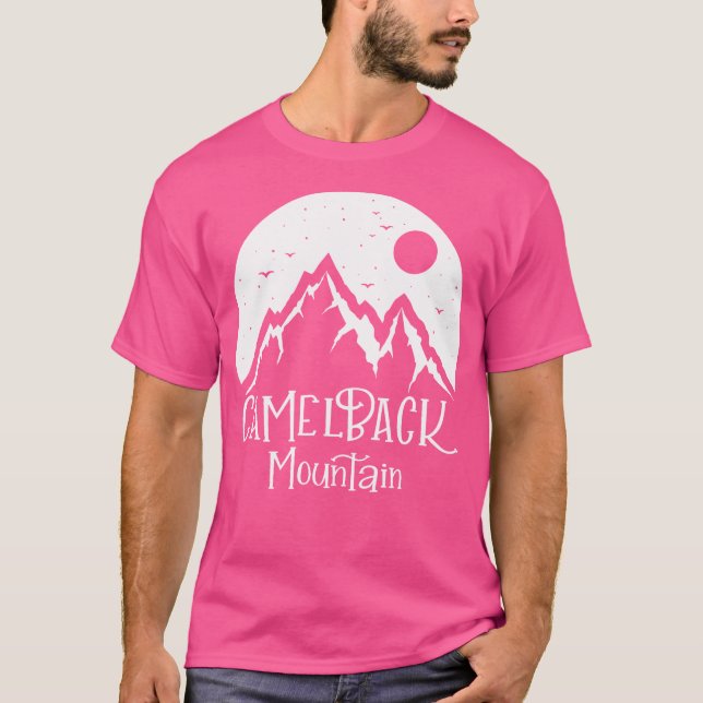 Sonnenaufgang Bergwelt Wandern T-Shirt (Vorderseite)