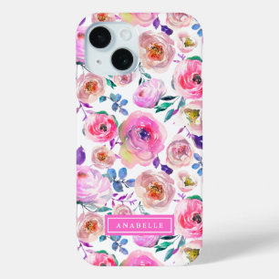Sonnenaufgang Boho Florales Monogramm Case-Mate iPhone Hülle