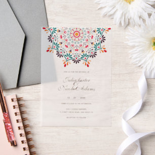 Sonnenaufgang Boho Rustikale Florale Mandala-Hochz