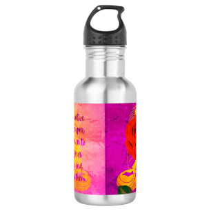 Sonnenaufgang Buddha #3 - Wasser ist lebendig Edelstahlflasche