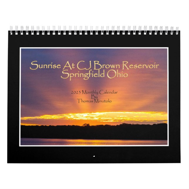 Sonnenaufgang CJ Brown Reservoir 2023 Kalender (Titelbild)