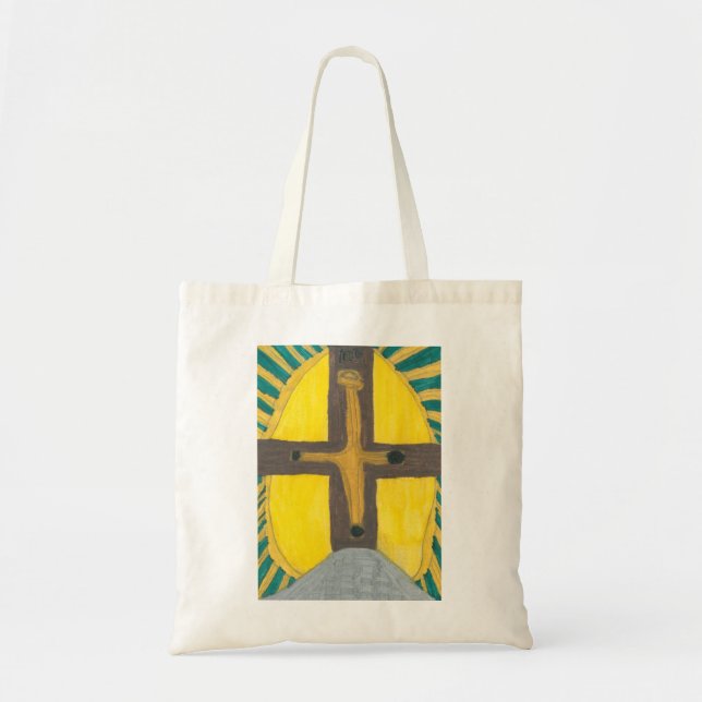 Sonnenaufgang Cross Tote Bag Tragetasche (Vorne)
