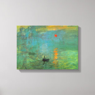 Sonnenaufgang durch Claude Monet Leinwanddruck