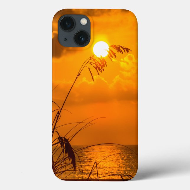 Sonnenaufgang durch das Gras Case-Mate iPhone Hülle (Rückseite)