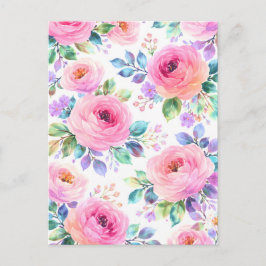 Sonnenaufgang Florales Boho Benutzername Design Postkarte
