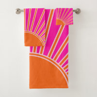 Sonnenaufgang Heiß rosa und orange Preppy Sonnensc