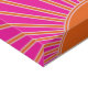 Sonnenaufgang Heiß rosa und orange Preppy Sonnensc Künstlicher Leinwanddruck (Ecke)