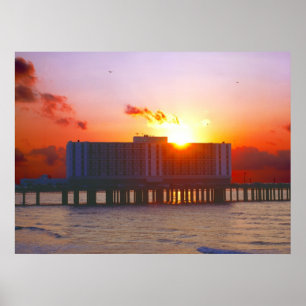 Sonnenaufgang im Flagship-Hotel Prints Poster