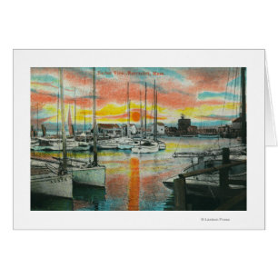 Sonnenaufgang im Hafen